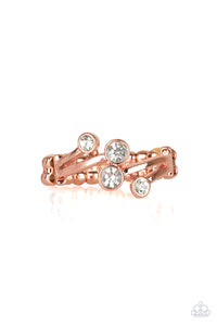 Paparazzi Thin Flex Back Ring - GLOWING Great Places - Copper (R276)