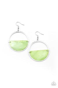 Seashore Vibes - Green Paparazzi Earrings