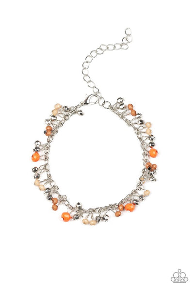 Aquatic Adventure - Orange Paparazzi Clasp Bracelet