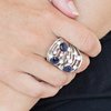 Paparazzi Ring - Clear The SWAY! - Blue (R122)