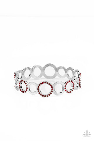 Future, Past, and POLISHED - Red Paparazzi Bracelet