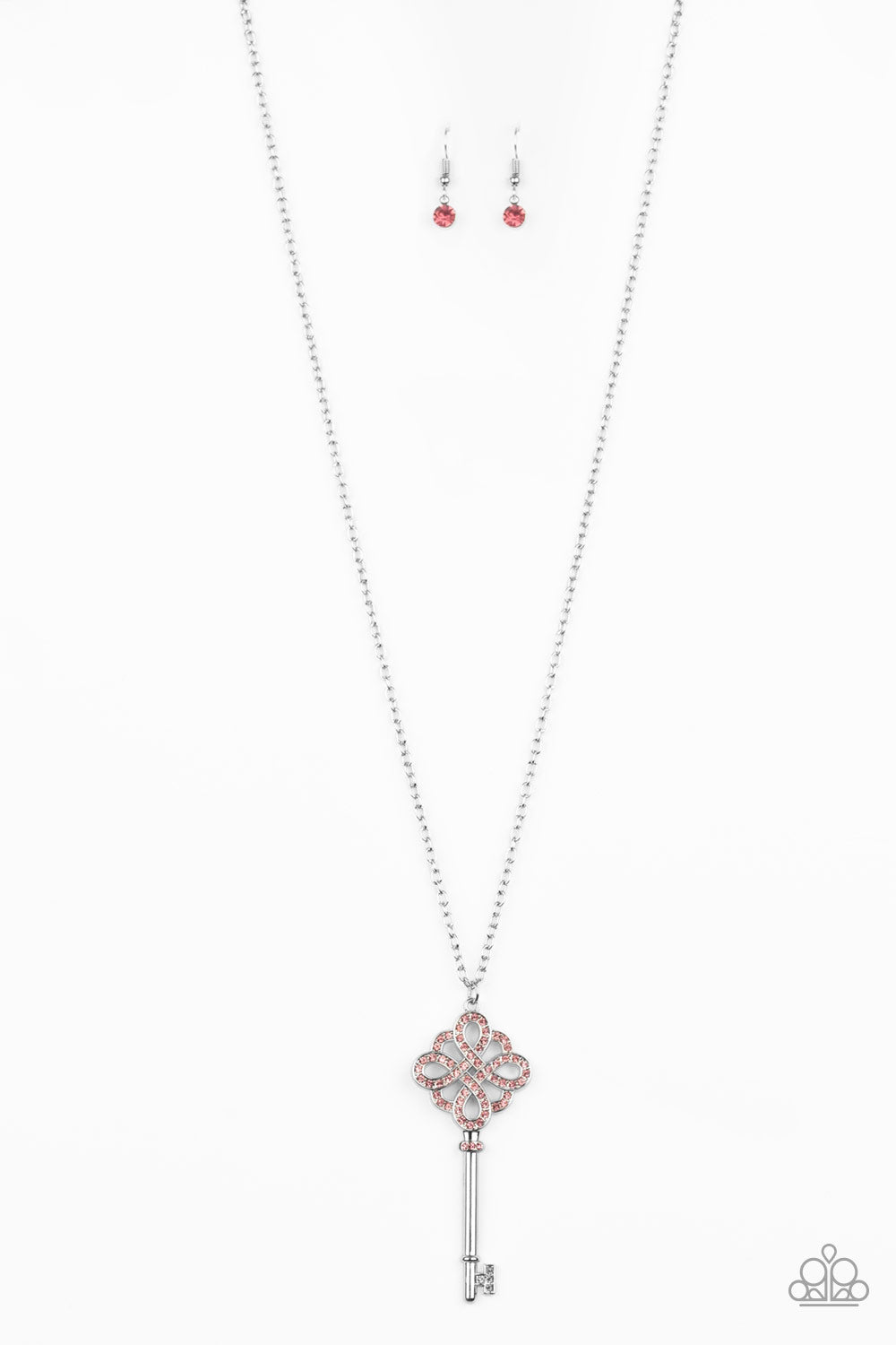 Paparazzi LoP May 2020Necklace -Unlocked - Pink (#1792)