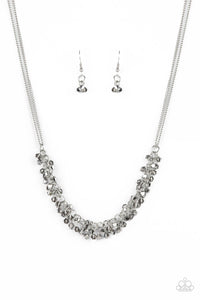 Let There Be TWILIGHT - Silver Paparazzi Necklace (#3433)