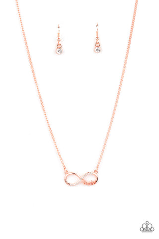 Forever Your Mom - Copper Paparazzi  Necklace (#3415)