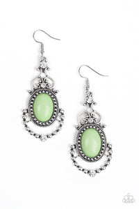 Paparazzi Earrings - CAMEO and Juliet - Green (#920)