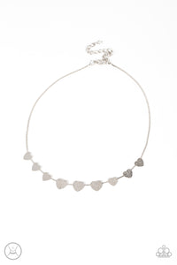 Dainty Desire - Silver Paparazzi Necklace (#1257)
