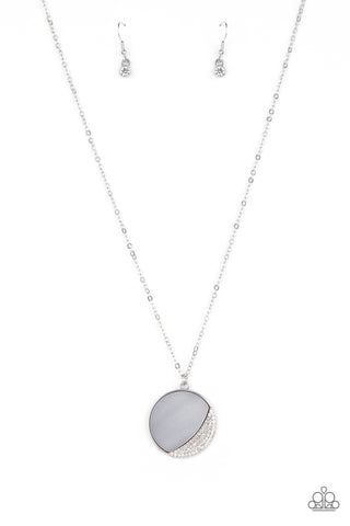 Oceanic Eclipse - Silver Paparazzi Necklace (#198)