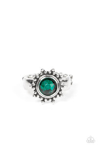 Expect Sunshine and REIGN - Green Paparazzi Ring (R292)