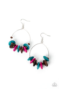 Surf Camp - Multi Paparazzi Earring (#5231)