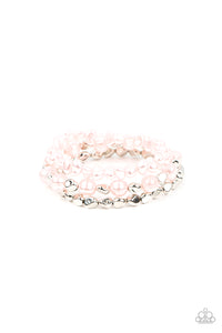 Shoreside Soiree - Pink Paparazzi Bracelet (#3769)