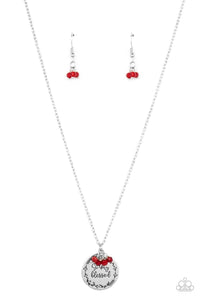 Simple Blessings - Red Paparazzi Necklace