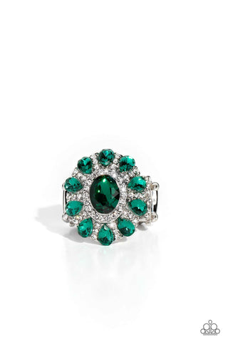 GLIMMER and Spice - Green Paparazzi Ring  (T59)