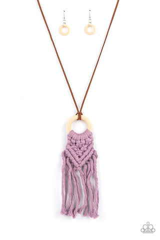 Crafty Couture - Purple Paparazzi Necklace