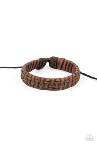 Rugged Pioneer - Brown Paparazzi Urban Bracelet