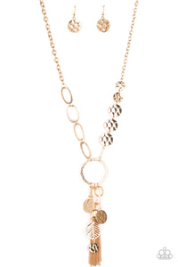 Trinket Trend - Gold-Paparazzi Necklace (#944)