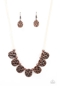 Turn Me Loose - Copper Paparazzi Necklace